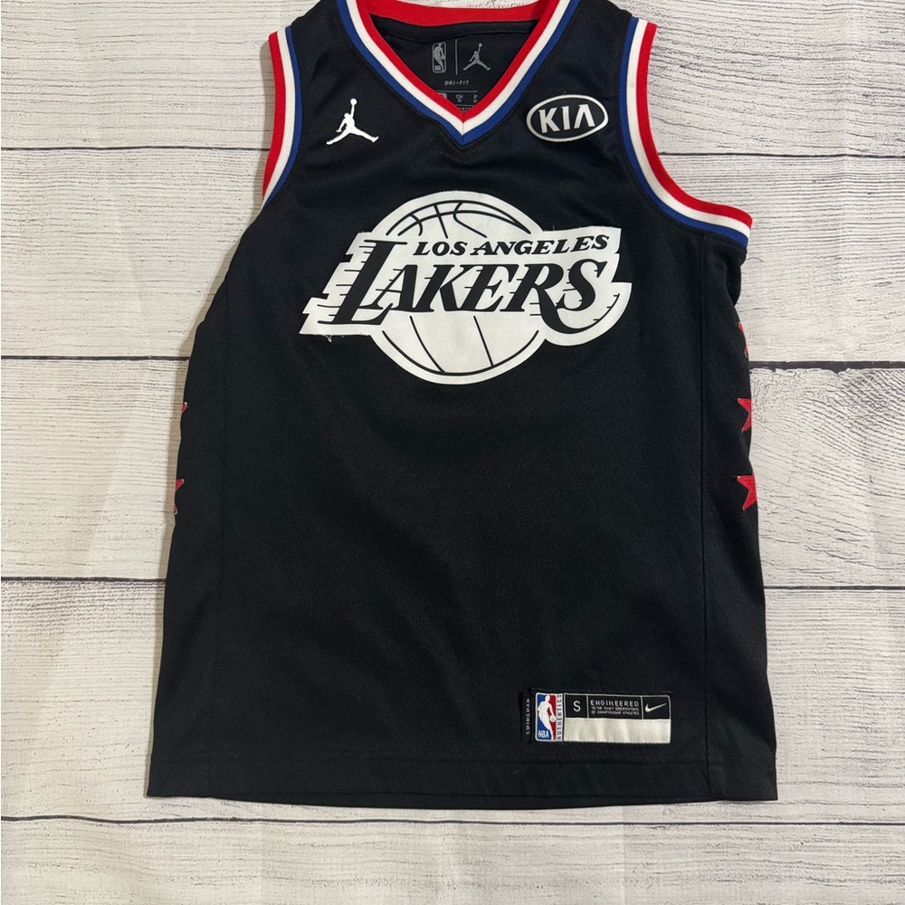 Nike Kids Los Angeles Lakers Black  LeBron James Jersey